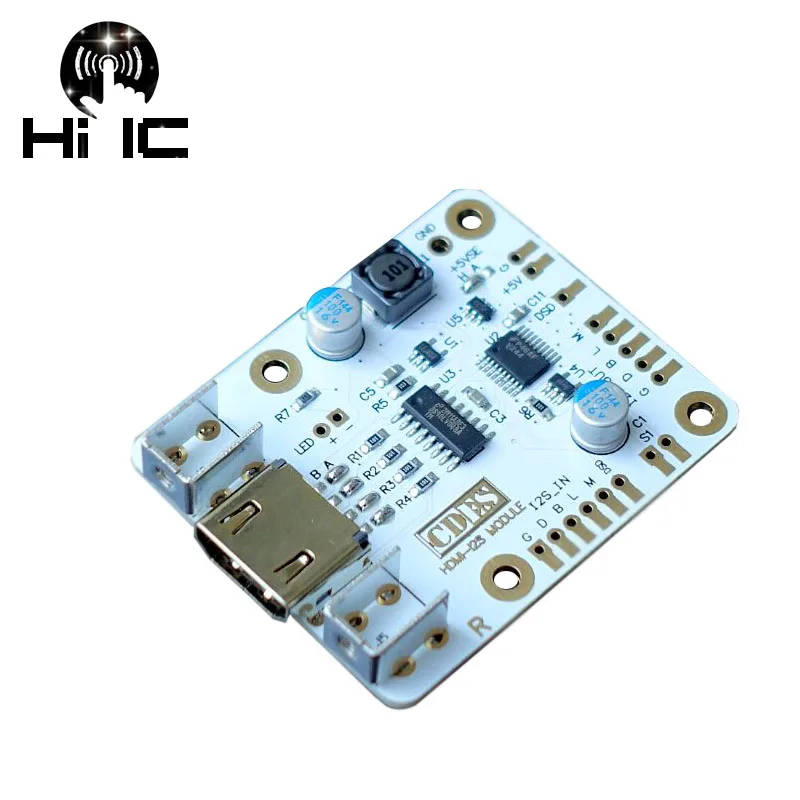 HDMI-compatib to IIS I2S HDMI-compatible IIS Receiver Board HDMI-compatible to IIS I2S Converter Switch board with I2S Switching