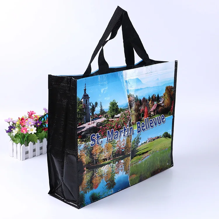 PP woven recycle shopping bag pp woven shopping bag