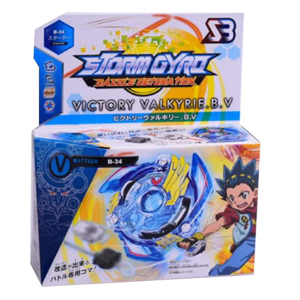 

B-X TOUPIE BURST BEYBLADE Spinning Top B34 B35 B36 B37 Launcher And Original Box Metal Plastic Fusion 4D Gift Toys For Children