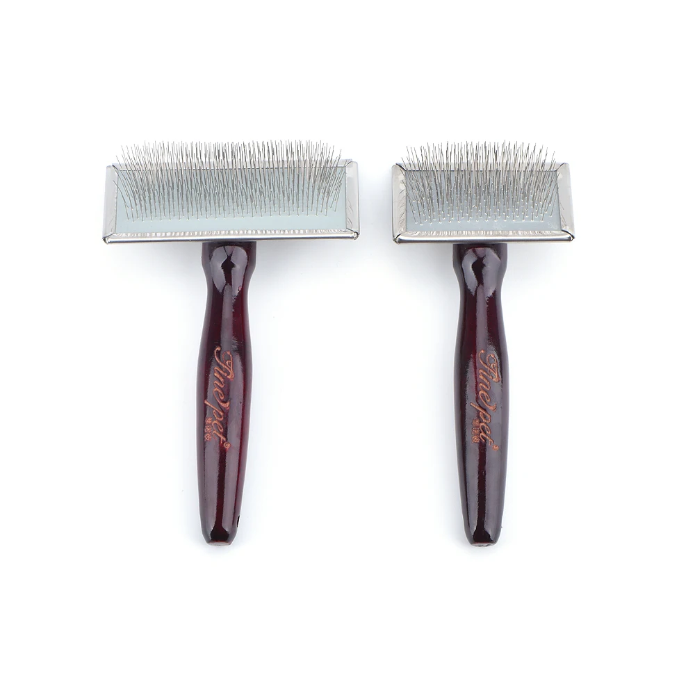 Professional Slicker Brush for Dogs and Cats - Pet Grooming Dematting Brush Easily Removes Mats and Tangles, Large Medium&Small
