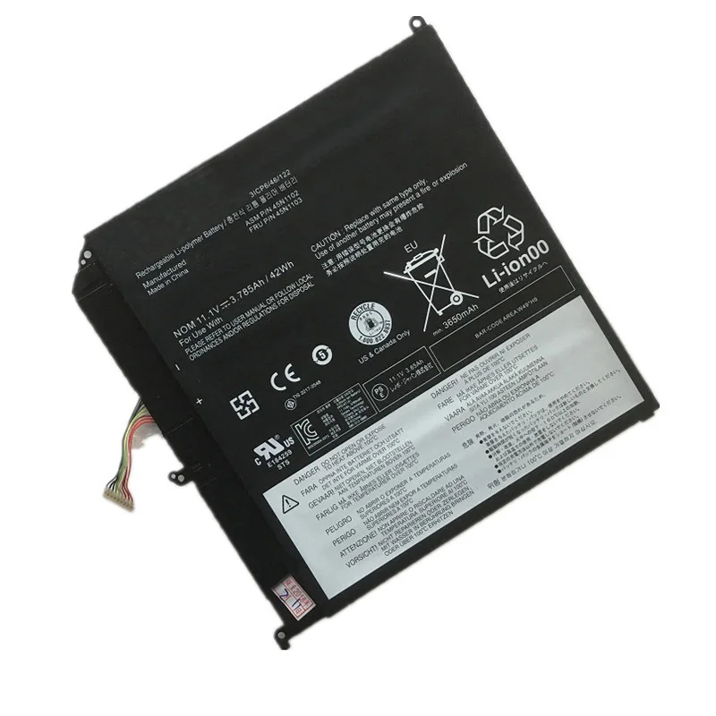 Imagem -06 - Supstone-bateria Embutida para Lenovo Thinkpad Nova Bateria do Portátil x1 Tablet Helix 45n1102 45n1103