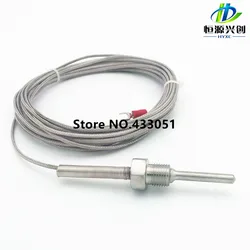 Thermocouple K Type Measuring 0-600 degree centigrade,Thread sizes G1/4, Probe length 30 mm, 6 mm in diameter
