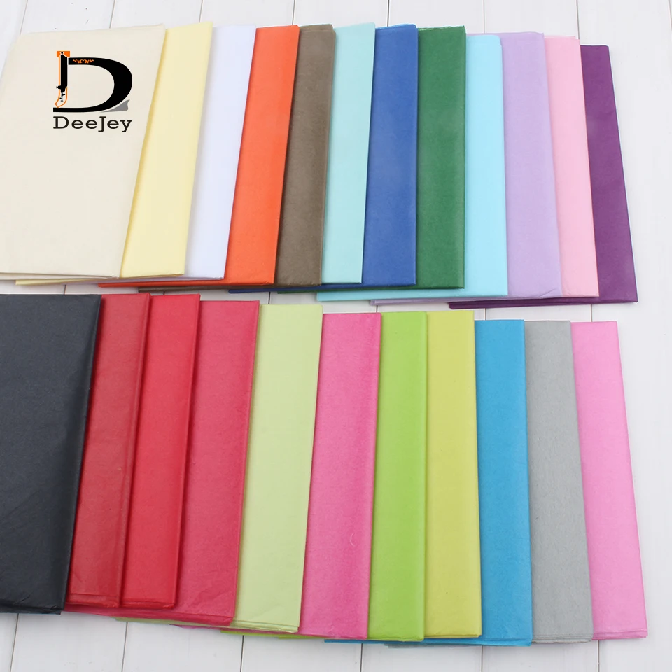 Tissue Paper Wedding Gift clothing Wrap Paper Copy Tissue Paper DIY Material candy colors 50*66cm 20pcs lot