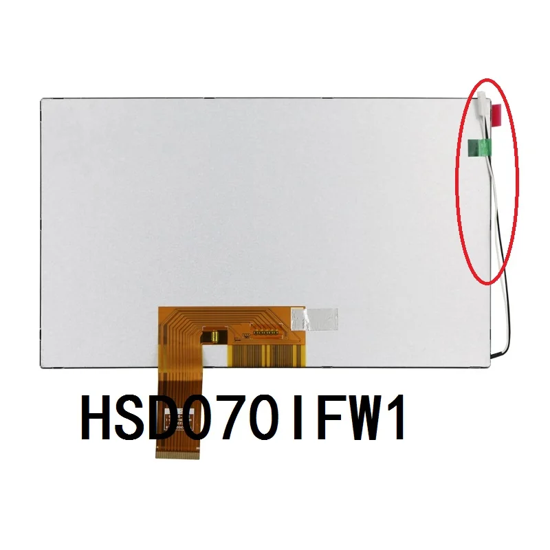 

HSD070IFW1-A00 HSD070IFW1 7 inch lcd screen 40 pin 1024*600