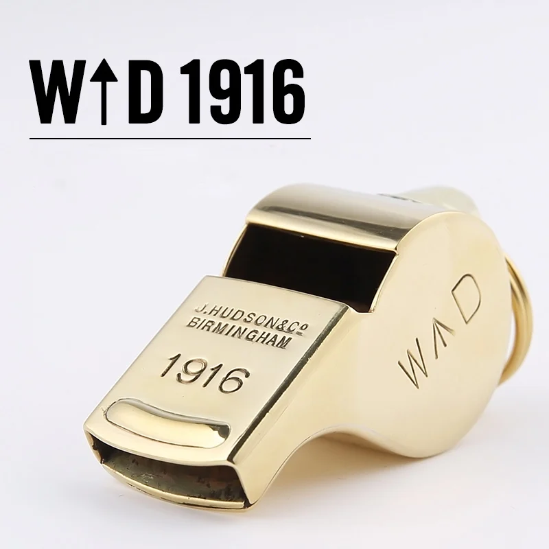 ACME1916WD WWI Memorial Limited Edition Brass Metal Whistle Force Instructor Patrol Whistle