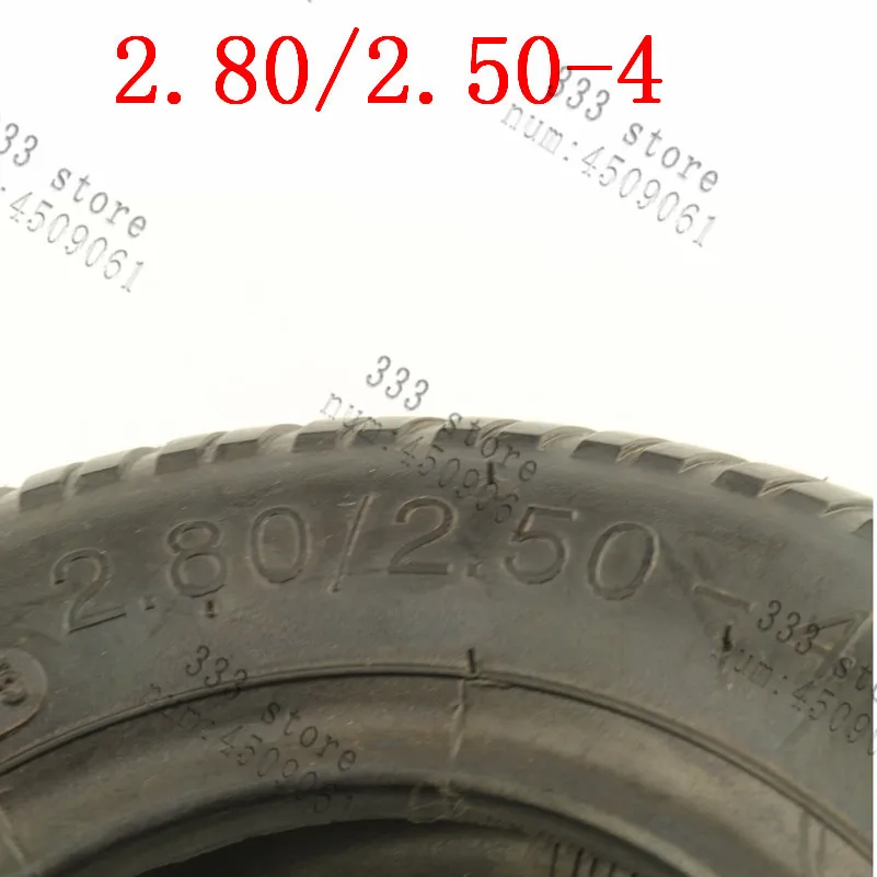 

2.80/2.50-4 tyre and Inner Tube fits Gas / Electric Scooter ATV Elderly Mobility Bike mini ATV