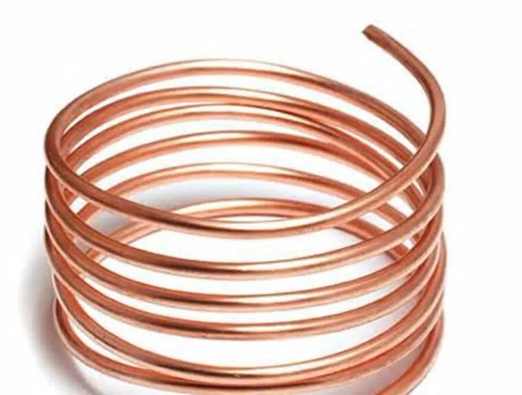 5MM*0.5mm  Length 2m Red Copper Pipe tube Capillary Tube Fridge And Air Conditioning For Refrigeration