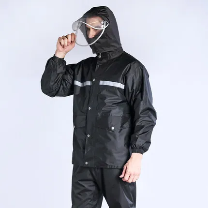 

Raincoat rain pants suit waterproof body motorcycle battery split adult hiking riding fishing rain coat