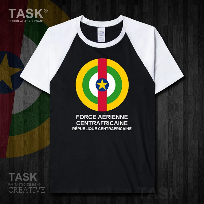 Air Force Central African Republic Centrafrique CAF CA Africa t shirt new Tops Short sleeve cotton  Tactical  01