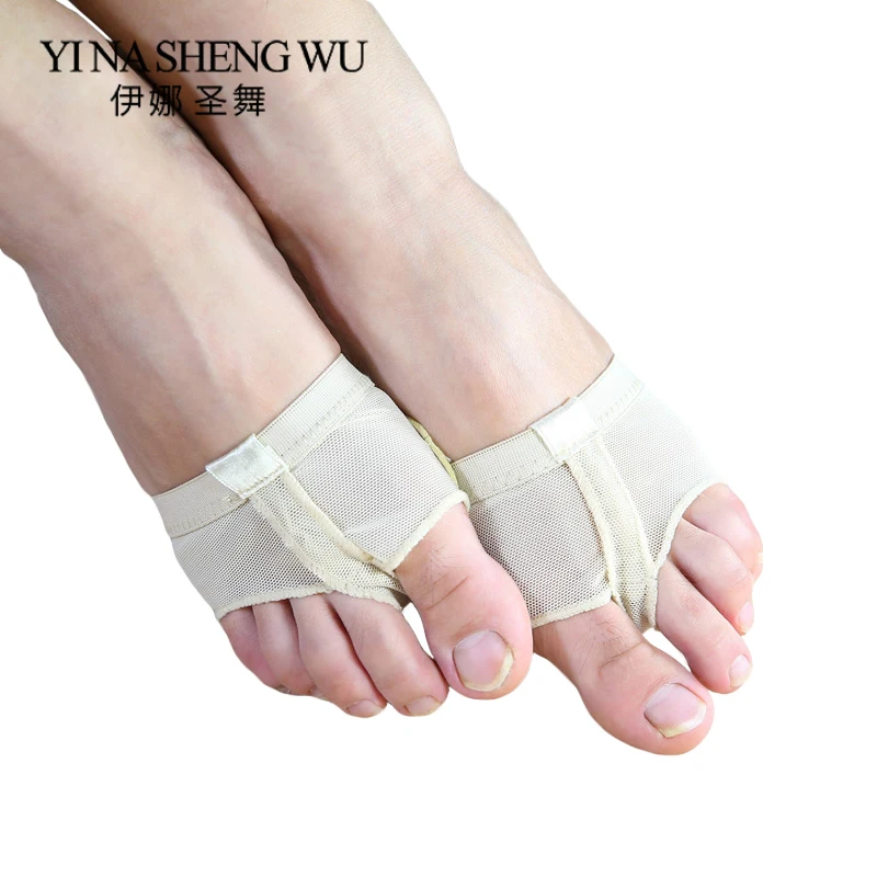 Almohadilla profesional para el dedo del pie para danza del vientre/Ballet, accesorios de baile, almohadilla de protección para los pies, cómoda y transpirable, 1 par, a la venta