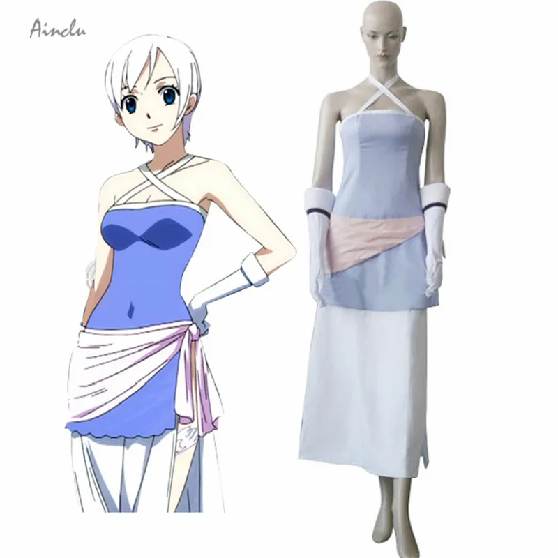 Ainclu New Fashion Fairy Tail Lisanna Strauss Musical Party Cosplay Costume For Women Halloween Parties Costumes