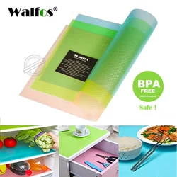 WALFOS Kitchen Refrigerator Pad 2 Pieces 30*45cm Fridge Pad Antifouling Mildew Moistureproof Pad Refrigerator Waterproof Mat