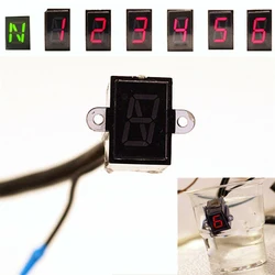 Gear Indicator Light Red LED Motorcycle Digital N-6 Speed Shift Clutch Lever Motorcycle Display Gauge Universal 2019 Hot Sale