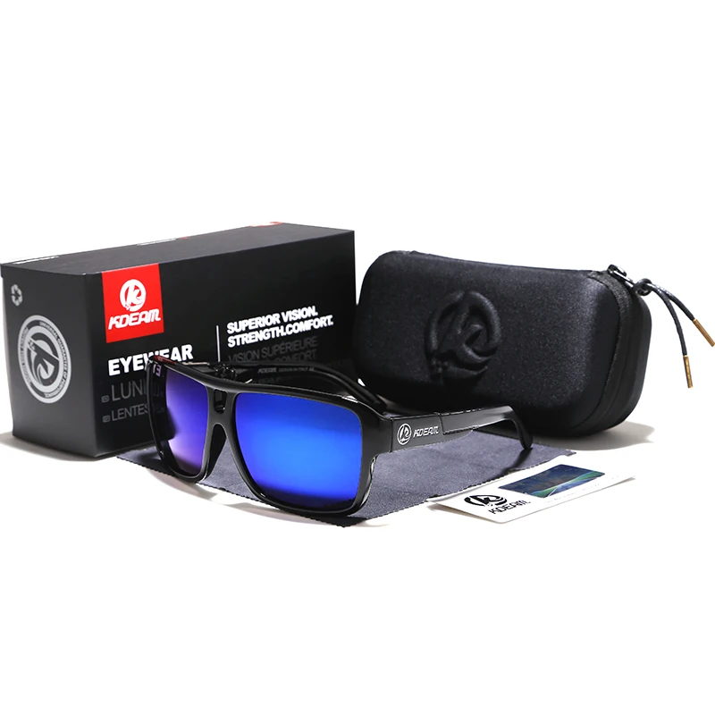 Marmelade Stil Polarisierte Sonnenbrille Männer Sport Brillen Marke KDEAM Super Qualität Sonnenbrille Funktion Sind Volle Paket