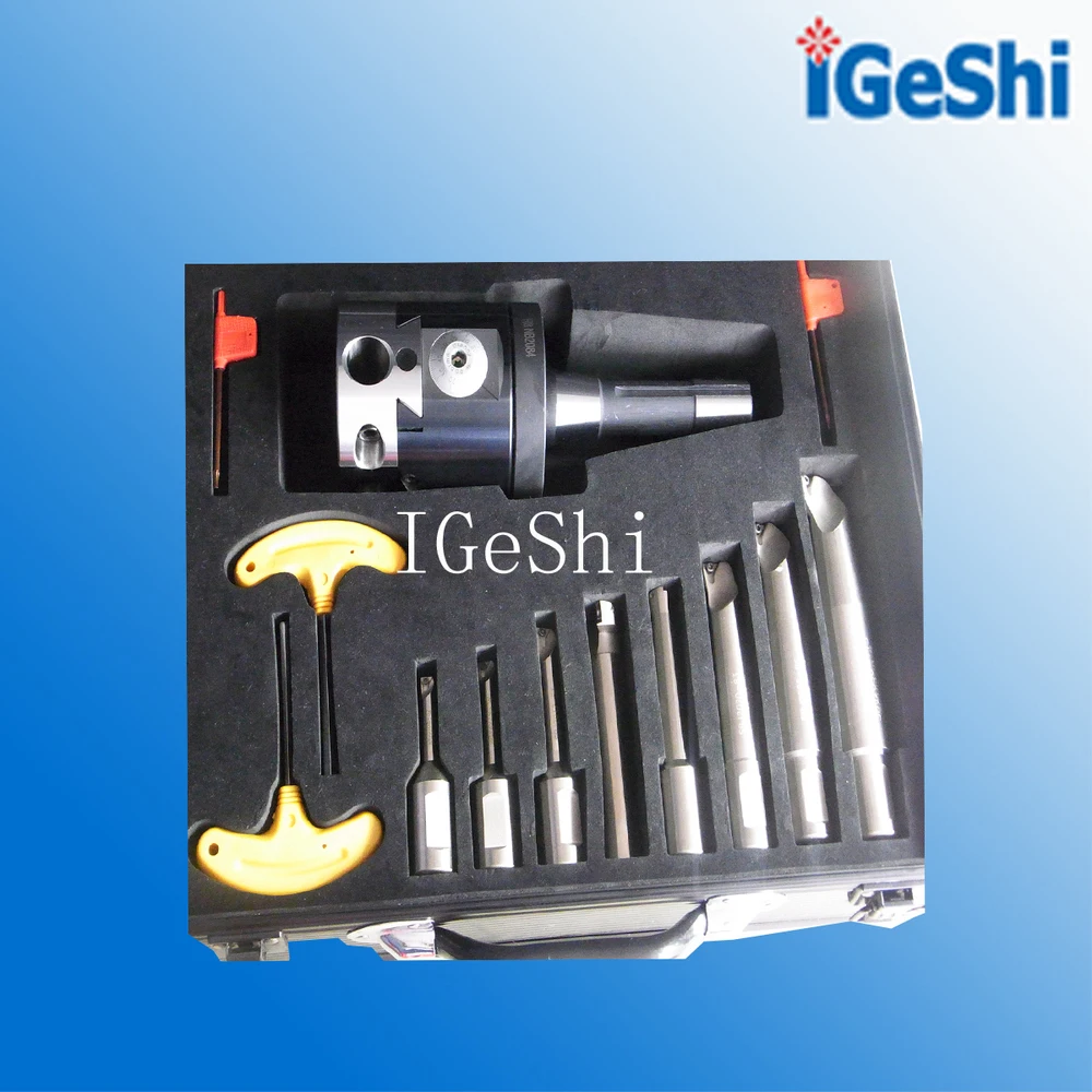 

Precision NBH2084 8-280mm Boring Head System+R8 M12 Holder +8pcs 20mm Boring Bar Boring rang 8-280mm Boring Tool Set