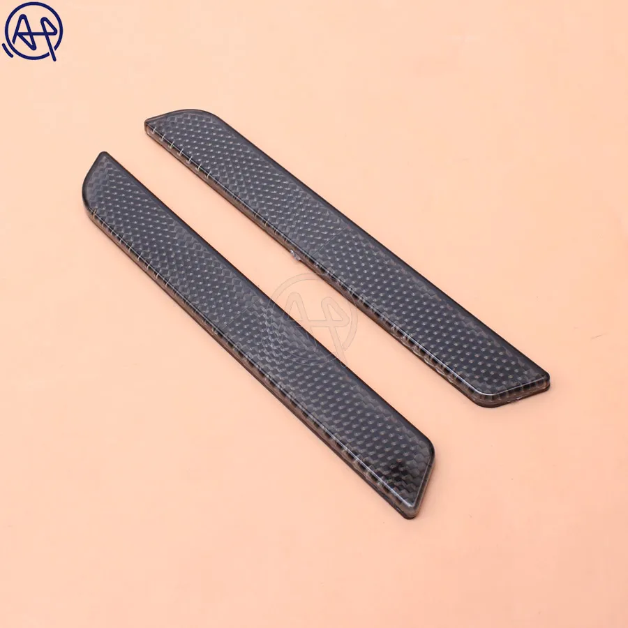 2x Motorcycle Front Fork Leg Reflector Safety Warning for Harley Latch Covers Hard Saddlebags Side Visibility HD