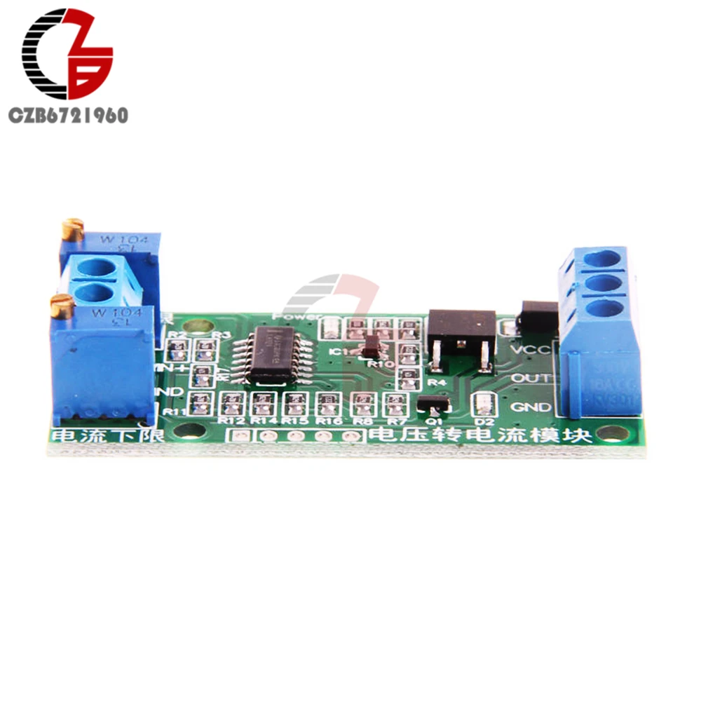 DC 0-5V to 4-20mA Voltage to Current Converter Transmitter Signal Converter Module