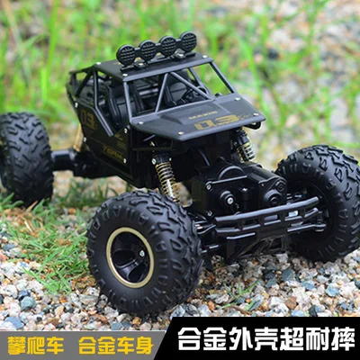 RC Car 1:16 4DW 2.4GHz Metal Rock Crawlers Rally Climbing Car Double Motors Car Remote Control Model Toys for Boys.