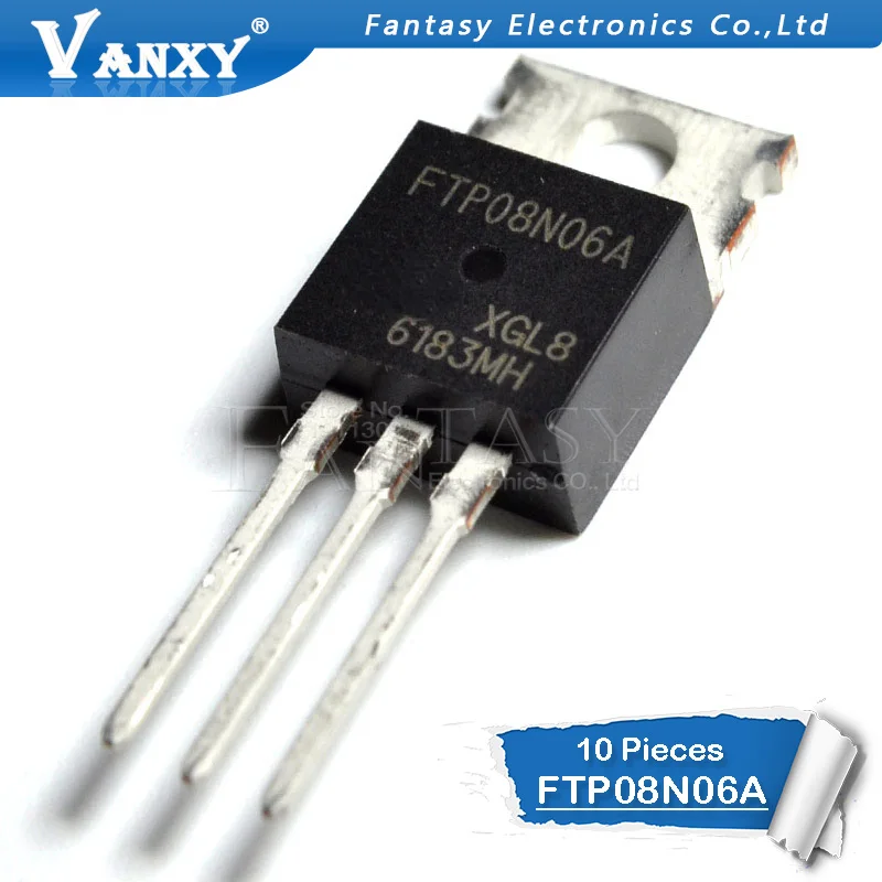 10pcs FTP08N06A TO-220 FTP08N06 TO220 08N06 FTP20N50A FTP20N50 20N50 FTP11N08A FTP11N08 11N08