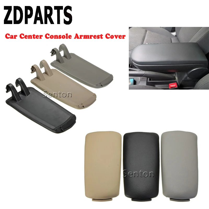 ZDPARTS 1pcs Leather Car Center Console Armrest Cover For Audi A6 C5 Accessories 1999 2000 2001 2002 2003 2004 2005