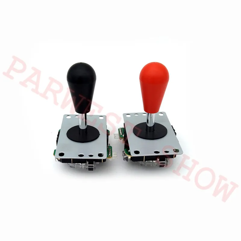 2PCS/Lot Sanwa type Arcade joystick with circuit board + Oval top ball +5 color choose +High Quanity for DIY arcade Kit Parts