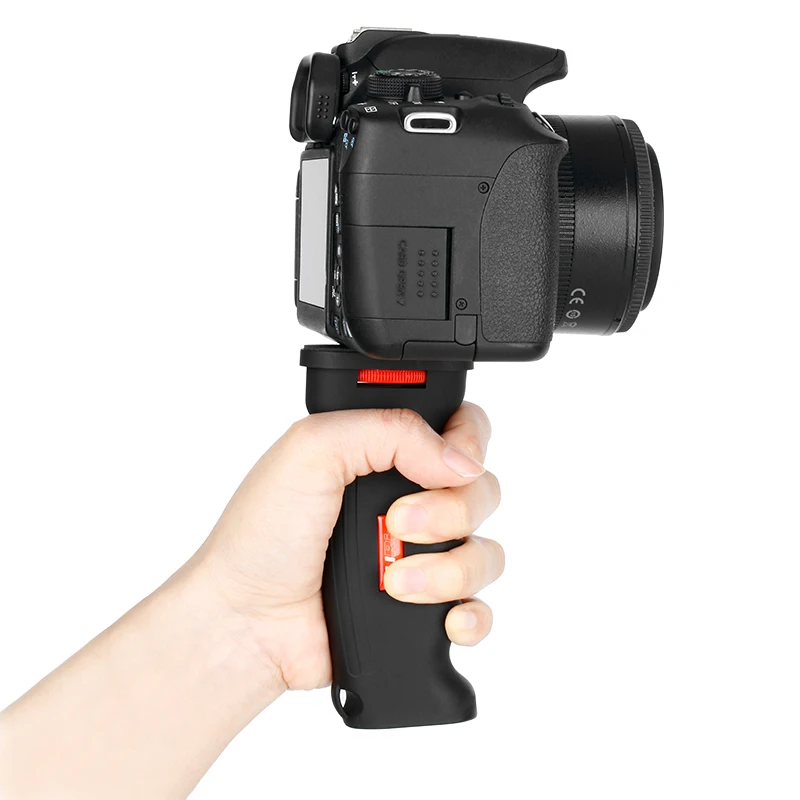 UURig R003 Handheld Camera Pistol Handle Grip for DSLR Gopro Hero 12/11/10/9/8/7/6/5 Canon Nikon iPhone Android Mount Holder