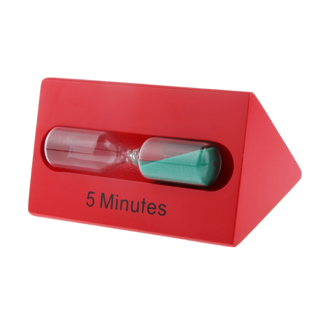 Hot 3/5/7 Minutes Hourglass Traingle Colorful Sand Timer Cooking Exercise Game Accs Home Kitchen Sandglass Decor Creative GIft