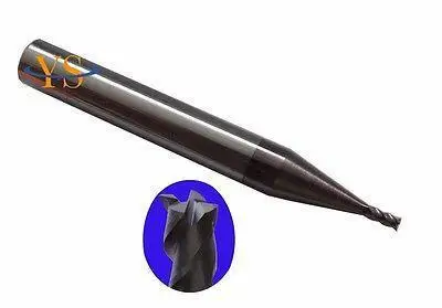 جديد 5 قطعة HRC55 4 الناي 1.5 مللي متر x4 x50ملليمتر أطول معطف كربيد نهاية millng التصنيع باستخدام الحاسب الآلي طحن