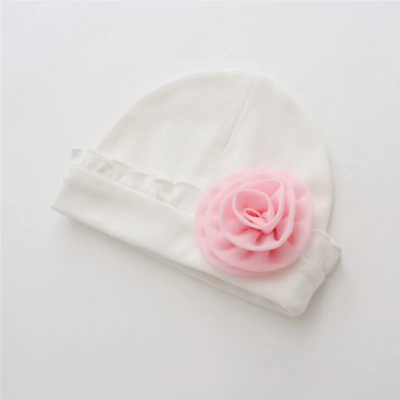 0-12Month Newborn Baby Hat For Girls Cotton Infant Hats Photography Props Beanies New born Princess Soft Girls Caps 2024 Fashion