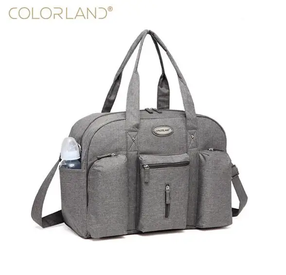 Colorland-bolsa maternidade para fraldas, saco organizador, troca de fraldas, bolso para pai, carteiro, materno