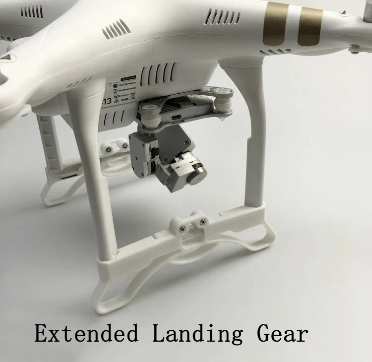 For DJI Phantom 3 Heighten Extension Legs Stent Landing Gear Bracket Shock Absorber Raised Tripod Board Extending Protector