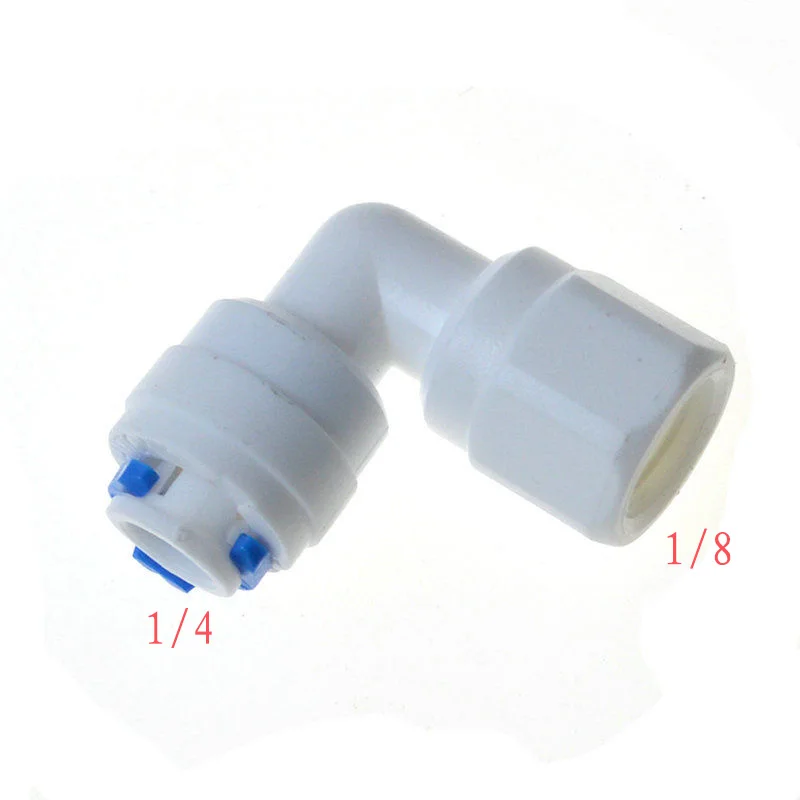 

5PCS1/4" OD Hose 1/8" female Elbow Connection Quick Connector RO Water Reverse