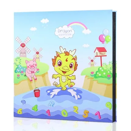 Baby skin growing album handmade diy photo album self-adhesive film album children's record album