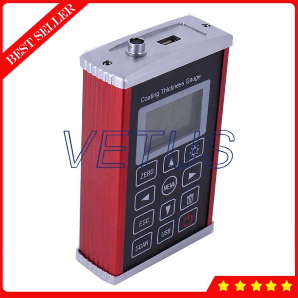 Cpad T210 Digital Coating Thickness Tester with Digital Car Paint Coating Thickness Gauge Measurement 0~1250um Range N1 Probe