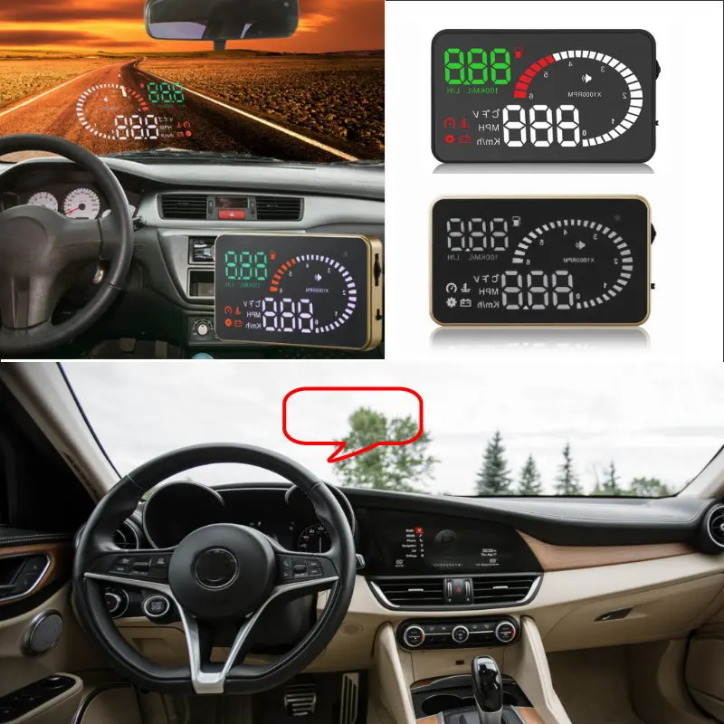 

Car HUD Head Up Display For Alfa Romeo 147/156/159 MiTo/GT/Giulietta Car Head-up Display Digital Virsual Screen Projector