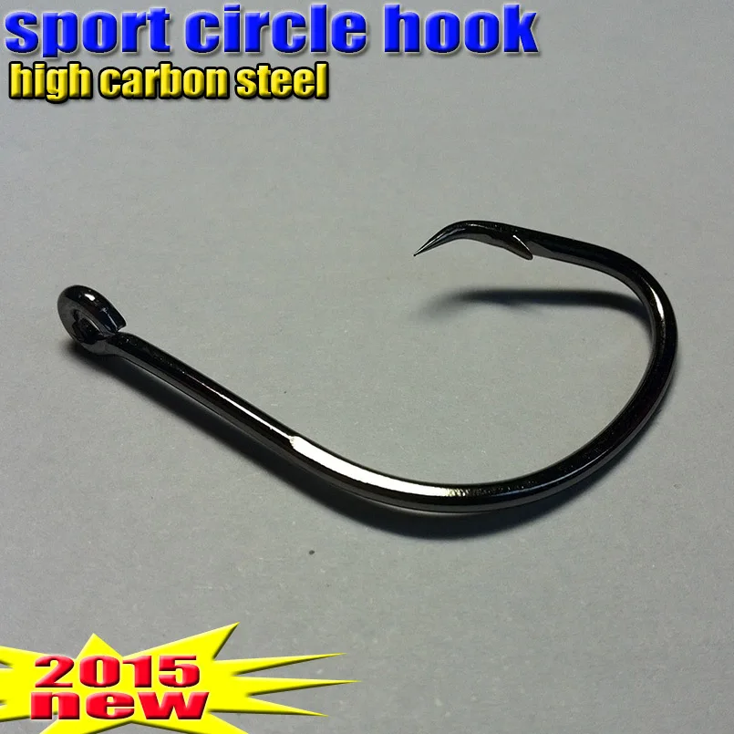 2023 new fishing  sport circle hooks  size:6#--5/0#  high carbon steel quantity:100pcs/lot sharp hooks