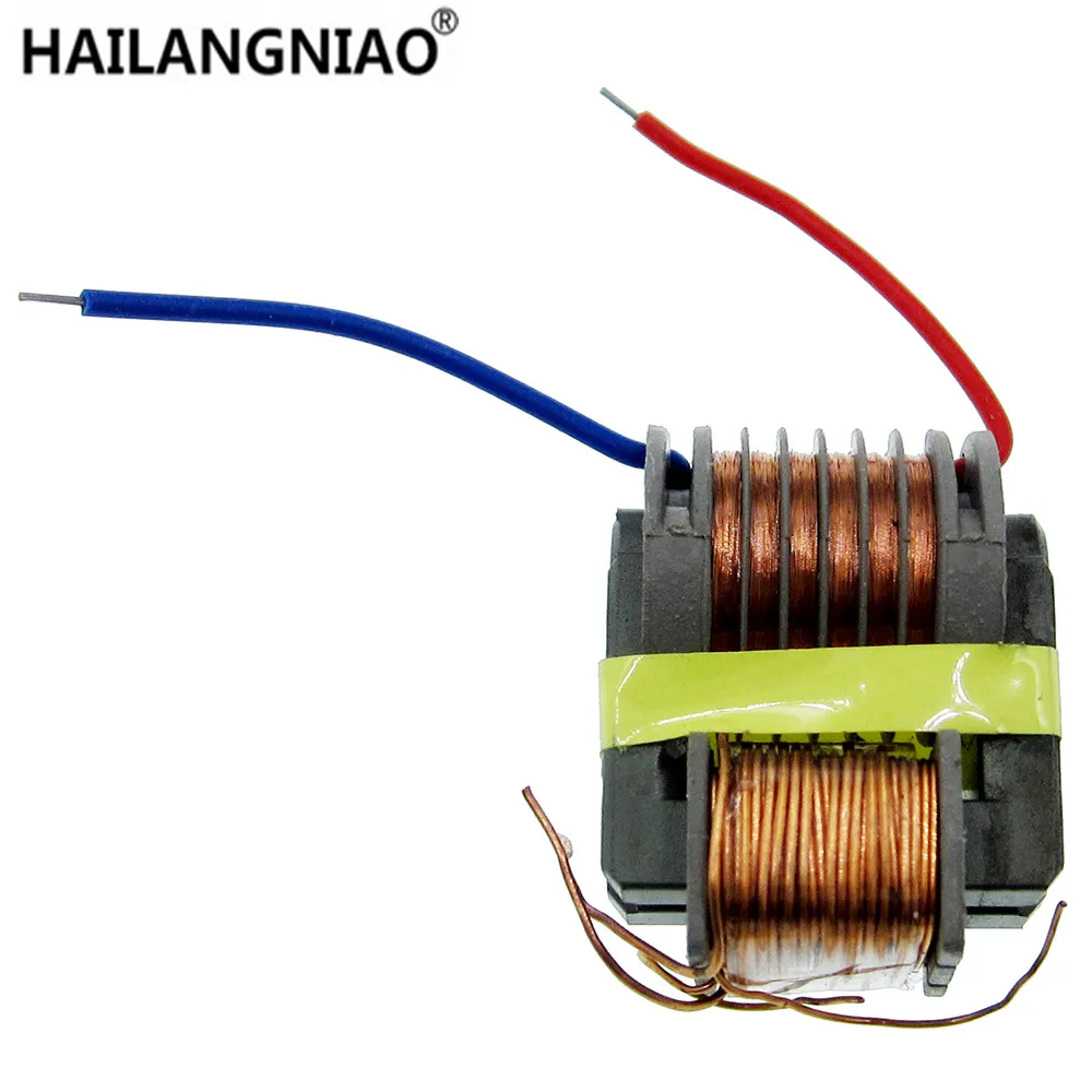 15KVความถี่สูงDCแรงดันสูงArcจุดระเบิดเครื่องกำเนิดไฟฟ้าอินเวอร์เตอร์เพิ่มS Tep Up 18650 DIYชุดUหม้อแปลงแกนสวีท3.7โวลต์