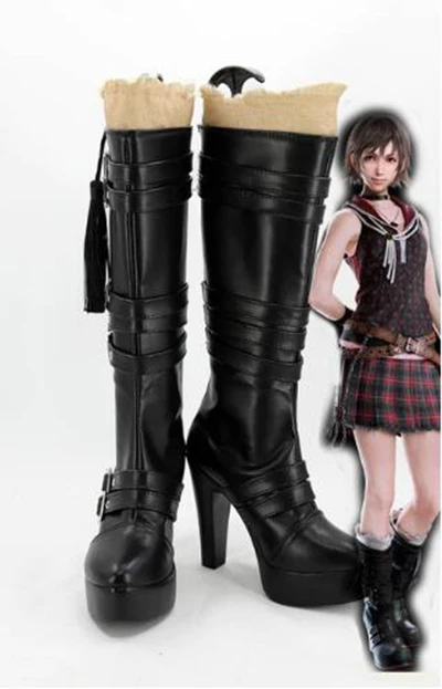

Final Fantasy 15 Iris Amicitia Cosplay Boots Shoes Costume Accessories Halloween Party Boots for Adult Women High Heel Shoes