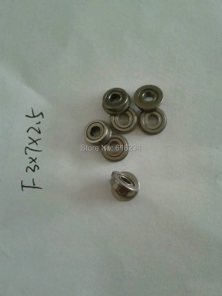 Free shipping---F683ZZ flange bearings 3*7*2.5  20PCS  F683ZZ(3*7*2.5MM) bearing