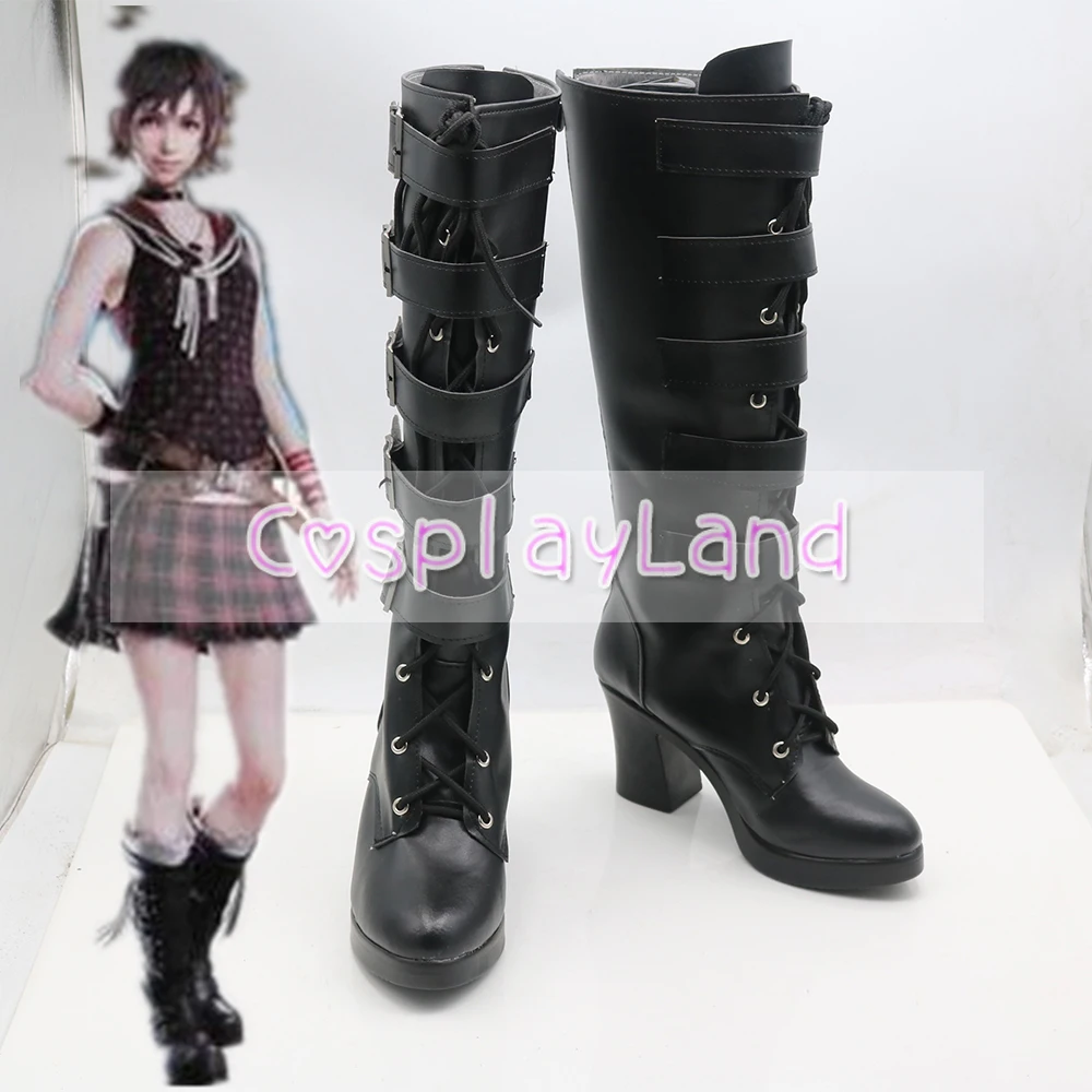 

FF15 Final Fantasy XV Luna Lunafreya Nox Fleuret Cosplay Shoes Boots for Adult Women Shoes Costume Accessories Custom Made