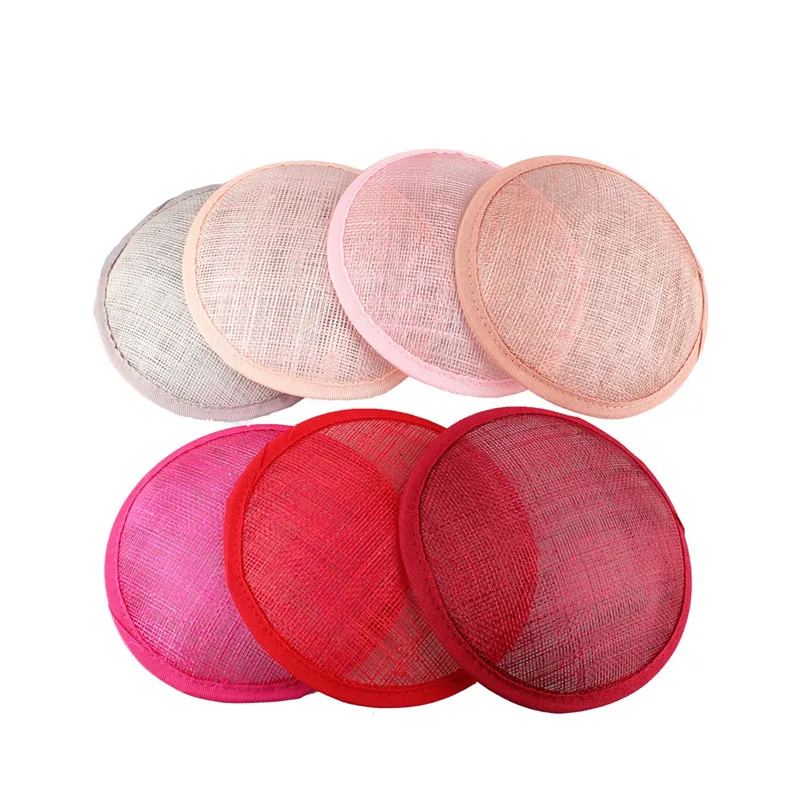 13 CM Round Sinamay Hat Fascinator Base For Women Wedding Millinery Base Hat Craft Hair Accessories 1Pcs/Lot New Arrival