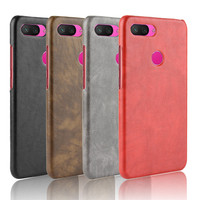 For Xiaomi mi 8 Youth ShockProof luxury PU mi8 Leather Hard Back Cover Case For Xiaomi mi 8 Lite Phone Case