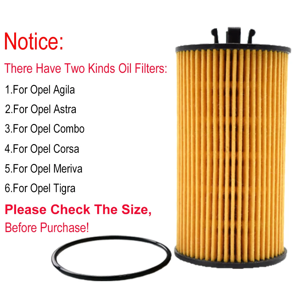 Oil Filter 93185674 For Fiat Croma 2005 2006 2007 208 2009 2010 2011 / Chevrolet Sonic 2012 2013 2014 2015 2016 2017 2018 1.8L