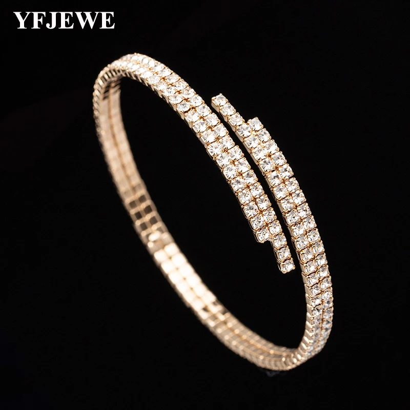 YFJEWE  Hot Trendy  Gold Silver color Bracelet For Women Christmas Bracelet  B237