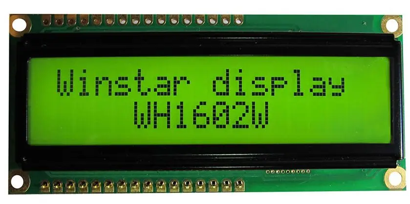 WH1602W WINSTAR 16*2 LCD 5V Module screen green backlight new and original