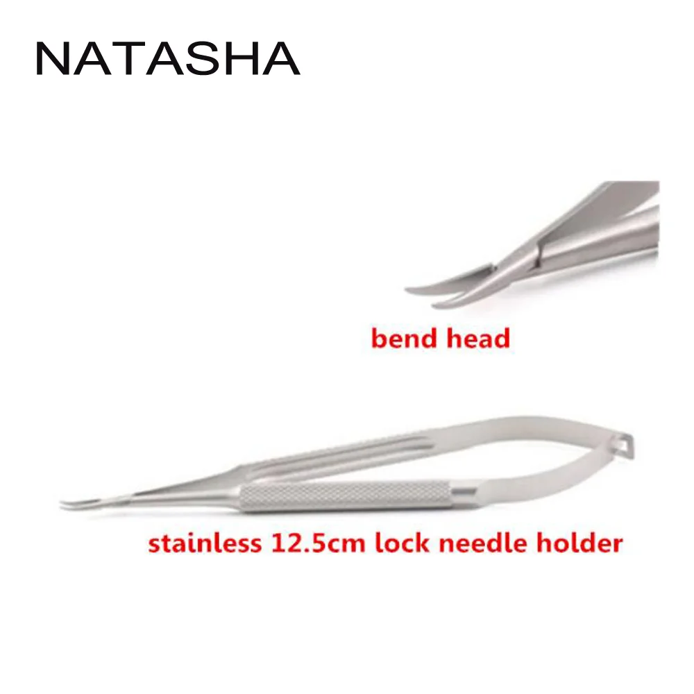 12cm bend head micro Cornea scissors Hand tool Surgery stainless steel Ophthalmic Instruments high quality