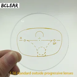 BCLEAR 1.56 Standard Outside Progressive Lenses Multifocal for Myopia and Presbyopia Optical Lens Customized Lens See Far Near
