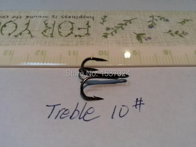 2023Treble Fishing Hooks  10# 1000pcs Direct factory