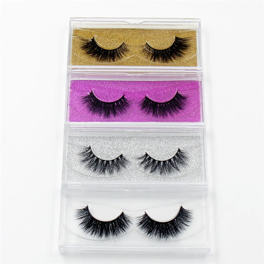 Makeup 3D Mink Fake Eyelashes soft Wispy Lashes thick False Eyelash Dramatic Lash 50 pairs wholesale items for business Free DHL