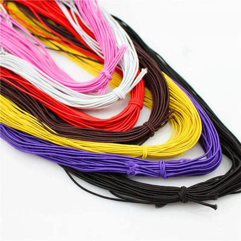 0.8MM*25M Core Elastic Thread Findings Beads Jewelry Rope DIY Hand Tool Stretch Rubber Line Jade Bracelet Necklace Braided Wire